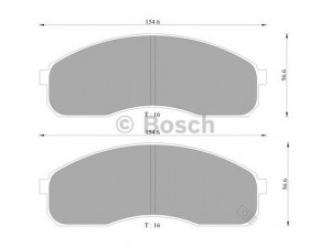 BOSCH 0 986 505 096 stabdžių trinkelių rinkinys, diskinis stabdys 
 Techninės priežiūros dalys -> Papildomas remontas
0K552-33-23Z, 0K56A 3323Z, 0K58A 3323Z