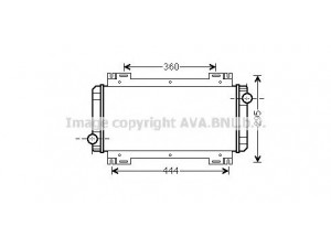 AVA QUALITY COOLING FD2044 radiatorius, variklio aušinimas 
 Aušinimo sistema -> Radiatorius/alyvos aušintuvas -> Radiatorius/dalys
84FB8005AB, 84FB8005DA