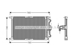 AVA QUALITY COOLING JRA5004 kondensatorius, oro kondicionierius