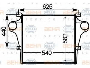 HELLA 8ML 376 776-761 tarpinis suslėgto oro aušintuvas, kompresorius 
 Variklis -> Oro tiekimas -> Įkrovos agregatas (turbo/superįkrova) -> Tarpinis suslėgto oro aušintuvas
9842 5705