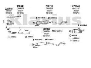 KLARIUS 391178E išmetimo sistema 
 Išmetimo sistema -> Išmetimo sistema, visa