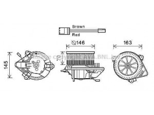 AVA QUALITY COOLING CN8294 elektrovariklis, vidinis pūtiklis 
 Šildymas / vėdinimas -> Orpūtė/dalys
6441K2, 6441K6, E165006, E165104
