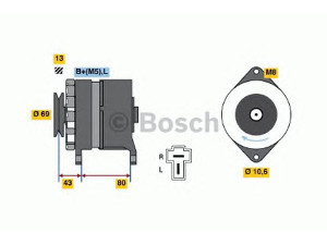 BOSCH 0 986 034 301 kintamosios srovės generatorius
8574-18-300, HE21-18-300, HE21-18-300A