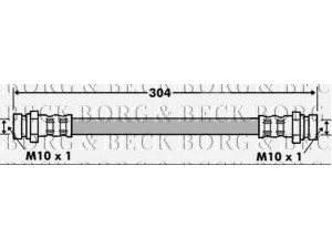 BORG & BECK BBH7469 stabdžių žarnelė 
 Stabdžių sistema -> Stabdžių žarnelės
0K20143810B, 0K20143810C