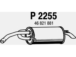 FENNO P2255 galinis duslintuvas 
 Išmetimo sistema -> Duslintuvas
468211881