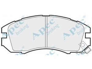 APEC braking PAD739 stabdžių trinkelių rinkinys, diskinis stabdys 
 Techninės priežiūros dalys -> Papildomas remontas
26296AA000, 26296AA020, 26296AA030