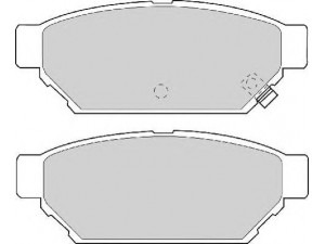 NECTO FD6827A stabdžių trinkelių rinkinys, diskinis stabdys 
 Techninės priežiūros dalys -> Papildomas remontas
MB 205 377, MB 389 565, MB 389 569