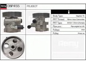 DELCO REMY DSP455 hidraulinis siurblys, vairo sistema 
 Vairavimas -> Vairo pavara/siurblys
9636070380
