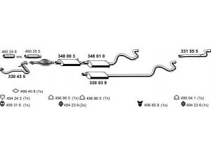 ERNST 030358 išmetimo sistema 
 Išmetimo sistema -> Išmetimo sistema, visa