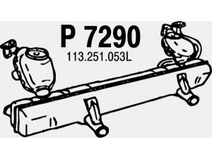 FENNO P7290 galinis duslintuvas 
 Išmetimo sistema -> Duslintuvas
113251053L