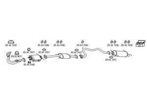 HJS Ma_164 išmetimo sistema 
 Išmetimo sistema -> Išmetimo sistema, visa