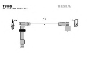 TESLA T986B uždegimo laido komplektas 
 Kibirkšties / kaitinamasis uždegimas -> Uždegimo laidai/jungtys
1612598, 90487571, 94460220, 96190263