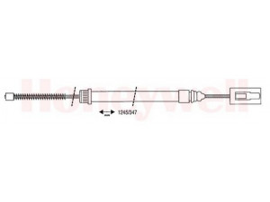 BENDIX 431114B trosas, stovėjimo stabdys 
 Stabdžių sistema -> Valdymo svirtys/trosai
483481