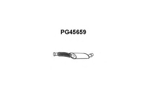VENEPORTE PG45659 priekinis duslintuvas 
 Išmetimo sistema -> Duslintuvas
1705A3, 1705C3