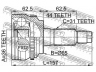 FEBEST 0510-CX7A44 jungtis, kardaninis velenas
GP31-25-50XE, GP31-25-60XE