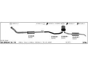 IMASAF 514000044 išmetimo sistema 
 Išmetimo sistema -> Išmetimo sistema, visa