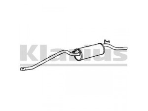 KLARIUS VO71G galinis duslintuvas 
 Išmetimo sistema -> Duslintuvas
32017196, 3204780, 3210190, 3267637