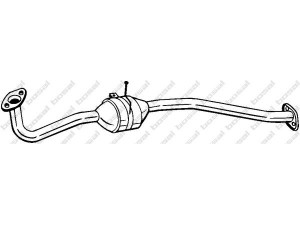 BOSAL 098-817 katalizatoriaus keitiklis 
 Išmetimo sistema -> Katalizatoriaus keitiklis
14190-60E11, 14190-63E10, 14190-80EB0