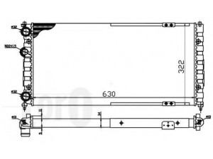 LORO 053-017-0049 radiatorius, variklio aušinimas 
 Aušinimo sistema -> Radiatorius/alyvos aušintuvas -> Radiatorius/dalys
867121253AB, 867121253K, 867121253L