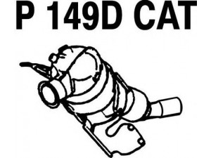 FENNO P149DCAT katalizatoriaus keitiklis 
 Išmetimo sistema -> Katalizatoriaus keitiklis
BM80366H, 18307797294