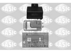 SASIC 9310007 relė, kaitinimo žvakių sistema 
 Elektros įranga -> Relė
598121, 598126, 598121, 598126