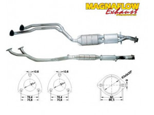 MAGNAFLOW 80675 katalizatoriaus keitiklis 
 Išmetimo sistema -> Katalizatoriaus keitiklis
18301728260