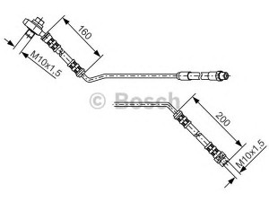 BOSCH 1 987 476 055 stabdžių žarnelė 
 Stabdžių sistema -> Stabdžių žarnelės
34 30 1 165 766
