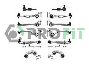 PROFIT 2306-0002 pakabos komplektas 
 Ašies montavimas/vairavimo mechanizmas/ratai -> Valdymo svirtis/pasukamosios svirties sujungimas -> Vairo trauklės (valdymo svirtis, išilginis balansyras, diago
8D0498998, 8D0498998S1, 8D0498998
