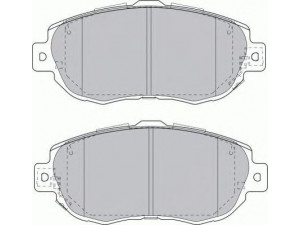 FERODO FSL1564 stabdžių trinkelių rinkinys, diskinis stabdys 
 Techninės priežiūros dalys -> Papildomas remontas
0446530271, 0446530272, 0446553010