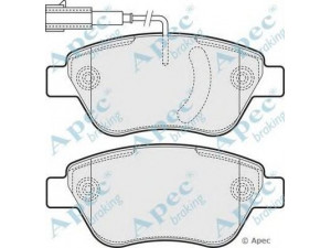 APEC braking PAD1549 stabdžių trinkelių rinkinys, diskinis stabdys 
 Techninės priežiūros dalys -> Papildomas remontas
77363942, 77363974