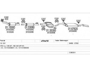 MTS C380331003189 išmetimo sistema