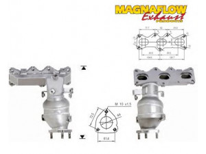MAGNAFLOW 74812 katalizatoriaus keitiklis 
 Išmetimo sistema -> Katalizatoriaus keitiklis
KL1E2050XB
