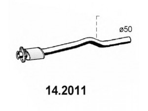 ASSO 14.2011 priekinis duslintuvas 
 Išmetimo sistema -> Duslintuvas
6177379