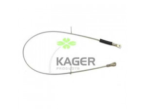 KAGER 19-0366 trosas, stovėjimo stabdys 
 Stabdžių sistema -> Valdymo svirtys/trosai
1229785