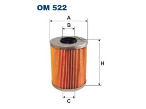 FILTRON OM522 alyvos filtras 
 Techninės priežiūros dalys -> Techninės priežiūros intervalai
D215, 11421130389, 11421711560