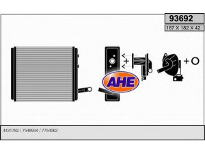 AHE 93692 šilumokaitis, salono šildymas 
 Šildymas / vėdinimas -> Šilumokaitis
SE028186005B