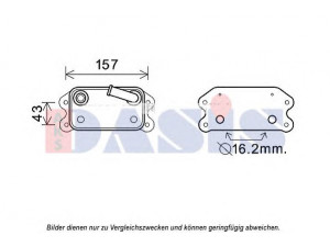 AKS DASIS 226008N alyvos aušintuvas, variklio alyva 
 Aušinimo sistema -> Radiatorius/alyvos aušintuvas -> Alyvos aušintuvas
30713758, 30774483