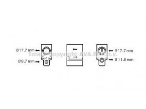 AVA QUALITY COOLING RT1488 išsiplėtimo vožtuvas, oro kondicionavimas 
 Oro kondicionavimas -> Vožtuvai
4500874, 7701057563, 7701057563
