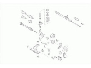 ZF Parts VW-GOLF-FZ023 vairavimo mechanizmas; rato pakaba 
 Ašies montavimas/vairavimo mechanizmas/ratai -> Prekių paieška pagal schemą