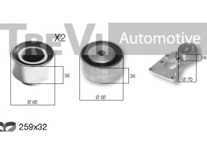 TREVI AUTOMOTIVE KD1366 paskirstymo diržo komplektas 
 Techninės priežiūros dalys -> Papildomas remontas
0831L8, 0831L9, 0831V2, 9467516789