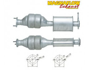 MAGNAFLOW 70006D katalizatoriaus keitiklis 
 Išmetimo sistema -> Katalizatoriaus keitiklis
60670190, 60672227