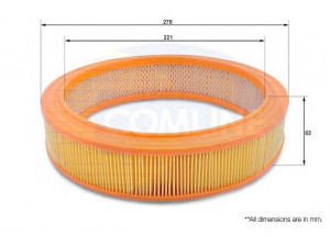 COMLINE EAF013 oro filtras 
 Techninės priežiūros dalys -> Techninės priežiūros intervalai
115946205, C115946205, 030129620A