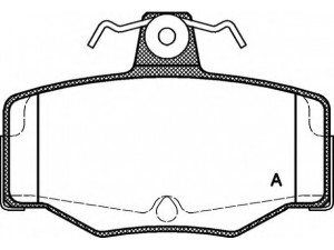 OPEN PARTS BPA0343.00 stabdžių trinkelių rinkinys, diskinis stabdys 
 Techninės priežiūros dalys -> Papildomas remontas
4406020J26, 440603F025, 440603F085