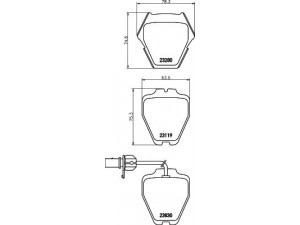 HELLA PAGID 8DB 355 009-031 stabdžių trinkelių rinkinys, diskinis stabdys 
 Techninės priežiūros dalys -> Papildomas remontas
3D0698151B, 4B0698151D, 4B0698151L