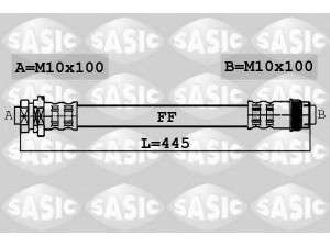 SASIC 6604038 stabdžių žarnelė 
 Stabdžių sistema -> Stabdžių žarnelės
7701052356