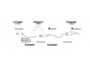 VENEPORTE 450405 išmetimo sistema 
 Išmetimo sistema -> Išmetimo sistema, visa