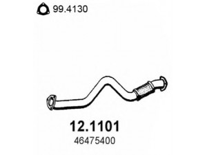 ASSO 12.1101 išleidimo kolektorius 
 Išmetimo sistema -> Išmetimo vamzdžiai
46447082, 46475400, 46550169