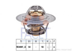 FACET 7.8204S termostatas, aušinimo skystis 
 Aušinimo sistema -> Termostatas/tarpiklis -> Thermostat
1 472 378, 3 023 647, 3 516 860