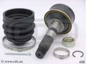 CDX 688 jungčių komplektas, kardaninis velenas 
 Ratų pavara -> Sujungimai/komplektas