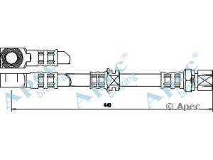 APEC braking HOS3280 stabdžių žarnelė
562349, 562351, 562353, 90251615